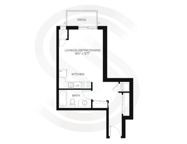 Floor plan — Studio Lumière